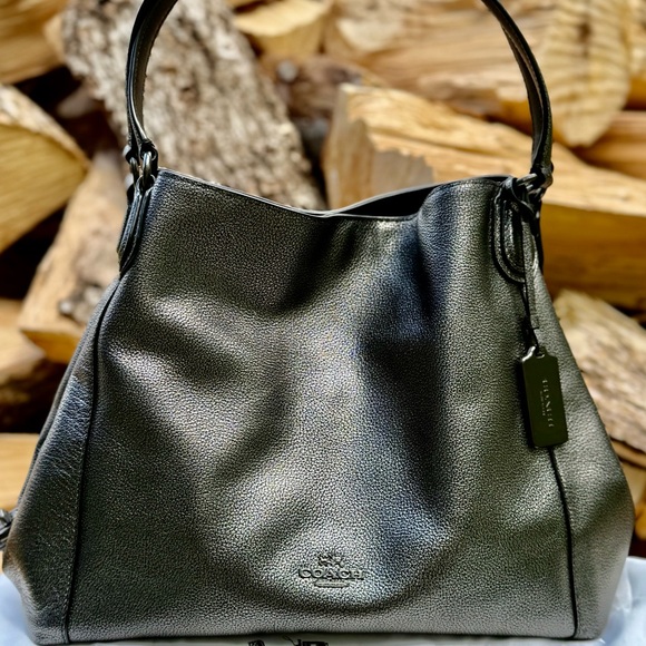 Coach Metallic Edie 31 Shoulder Bag - Picture 1 of 12
